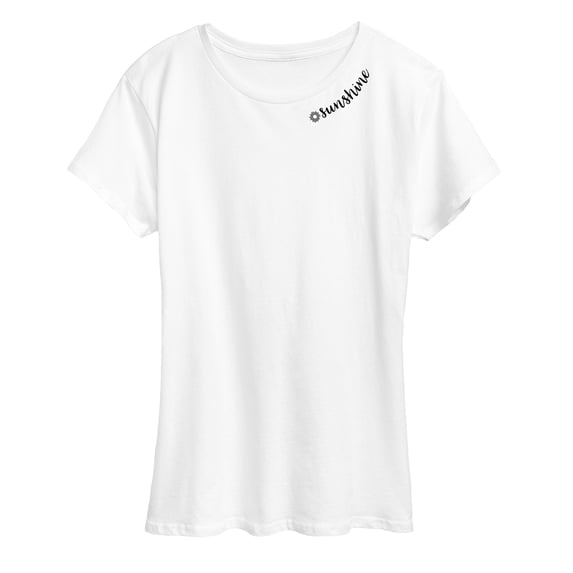 Instant Message - Sunshine Neck - Women's Short Sleeve Graphic T-Shirt