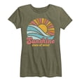 thumbnail image 1 of Instant Message - Sunshine State Of Mind - Women's Short Sleeve Graphic T-shirt, 1 of 4