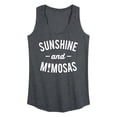 thumbnail image 1 of Instant Message - Sunshine and Mimosas Graphic Racerback Tank, 1 of 4