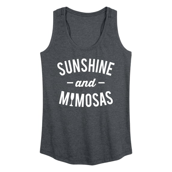 Instant Message - Sunshine and Mimosas Graphic Racerback Tank