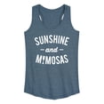 thumbnail image 1 of Instant Message - Sunshine and Mimosas Graphic Racerback Tank, 1 of 5