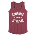 thumbnail image 1 of Instant Message - Sunshine and Mimosas Graphic Racerback Tank, 1 of 4