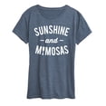 thumbnail image 1 of Instant Message - Sunshine and Mimosas Short Sleeve Graphic T-Shirt, 1 of 5