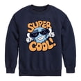 thumbnail image 1 of Instant Message - Super Cool Earth - Toddler & Youth Crewneck Fleece Sweatshirt, 1 of 6