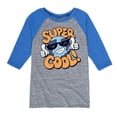 thumbnail image 1 of Instant Message - Super Cool Earth - Toddler & Youth Raglan Graphic T-Shirt, 1 of 5