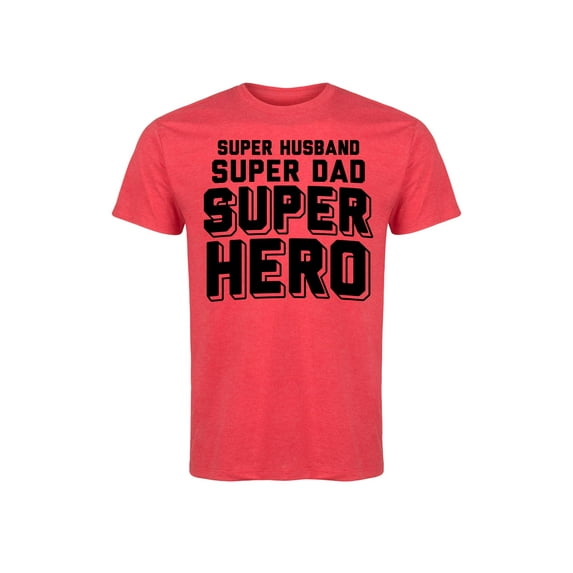 Instant Message - Super Hero Dad - Men's Short Sleeve Graphic T-Shirt