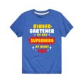 thumbnail image 1 of Instant Message - Superhero Kindergartner - Youth Short Sleeve Tee, 1 of 5