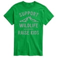 thumbnail image 1 of Instant Message -Support Wildlife Raise Kids - Men's Short Sleeve Graphic T-Shirt, 1 of 6