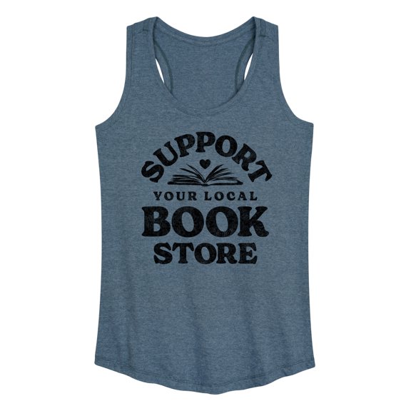 Instant Message - Support Your Local Bookstore - Women's Racerback Tank Top