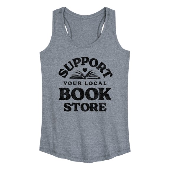 Instant Message - Support Your Local Bookstore - Women's Racerback Tank Top