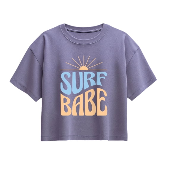 Instant Message - Surf Babe - Youth Girls Boxy T-Shirt