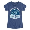 thumbnail image 1 of Instant Message - Surf City - Toddler & Youth Girls Short Sleeve Graphic T-Shirt, 1 of 6