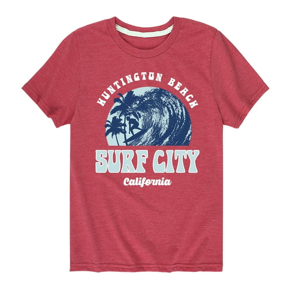 Instant Message - Surf City - Toddler & Youth Short Sleeve Graphic T-Shirt
