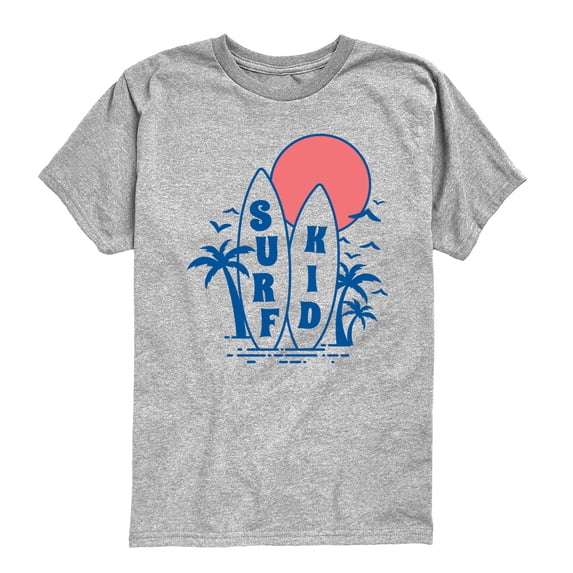 Instant Message - Surf Kid Short Sleeve Graphic T-Shirt