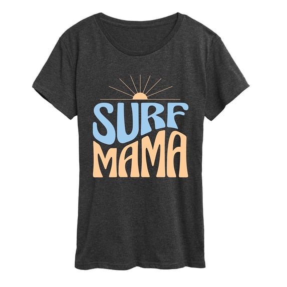 Instant Message - Surf Mama - Women's Short Sleeve Graphic T-Shirt