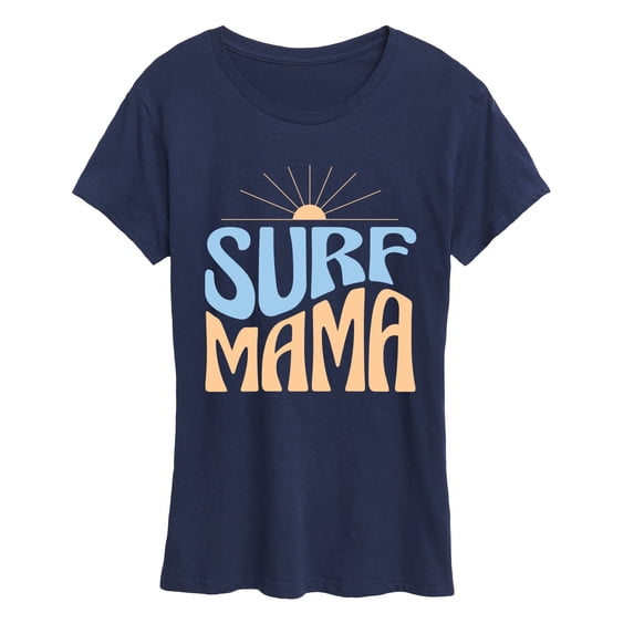Instant Message - Surf Mama - Women's Short Sleeve Graphic T-Shirt
