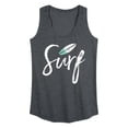thumbnail image 1 of Instant Message - Surf Graphic Racerback Tank, 1 of 5