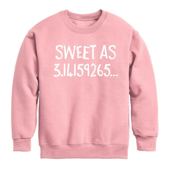 Instant Message - Sweet As 3 - Toddler & Youth Crewneck Fleece Sweatshirt