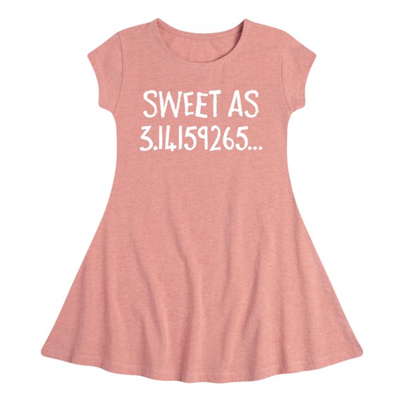 Instant Message - Sweet As 3 - Toddler & Youth Girls Fit & Flare Dress