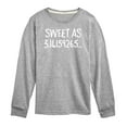 thumbnail image 1 of Instant Message - Sweet As 3 - Toddler & Youth Long Sleeve Graphic T-Shirt, 1 of 6