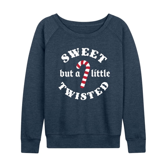 Instant Message - Sweet But A Little Twisted - Women's Lightweight French Terry Long Sleeve Shirt