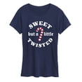 thumbnail image 1 of Instant Message - Sweet But A Little Twisted - Women's Short Sleeve Graphic T-Shirt, 1 of 5