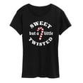 thumbnail image 1 of Instant Message - Sweet But A Little Twisted - Women's Short Sleeve Graphic T-Shirt, 1 of 5