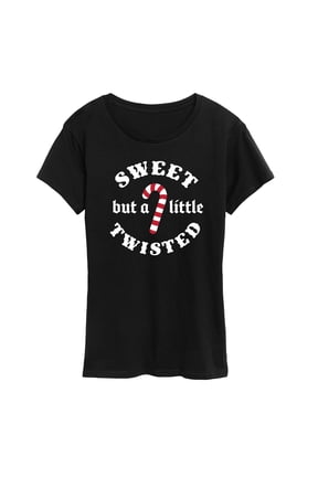 - Sweet But A Little Twisted Short Sleeve Graphic T-Shirt