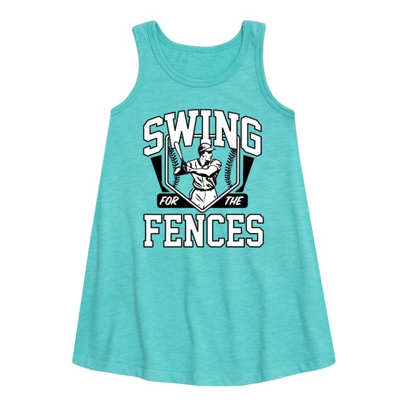 Instant Message - Swing For The Fences - Girls Aline Dress