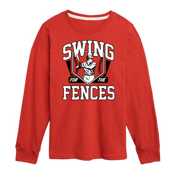 Instant Message - Swing For The Fences - Kids Long Sleeve Tee