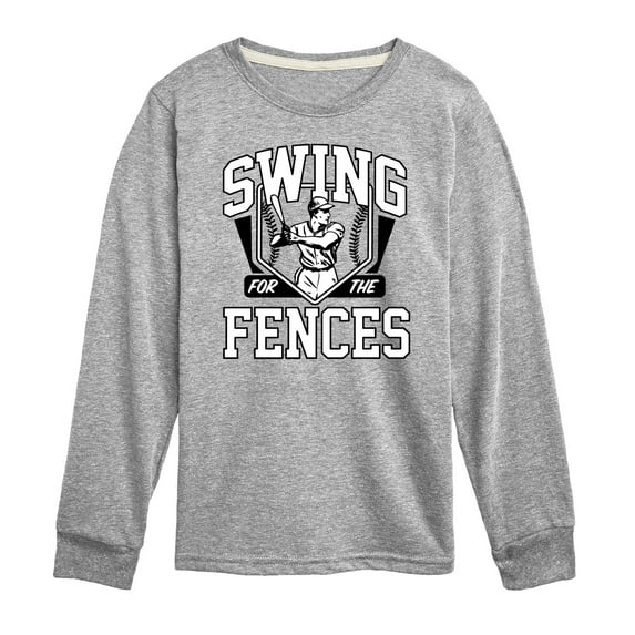 Instant Message - Swing For The Fences - Kids Long Sleeve Tee