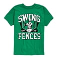 thumbnail image 1 of Instant Message - Swing For The Fences - Youth Short Sleeve Tee, 1 of 6