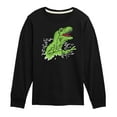 thumbnail image 1 of Instant Message - T-Rex Ripping Out Of Shirt - Toddler & Youth Long Sleeve Graphic T-Shirt, 1 of 6