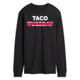 thumbnail image 1 of Instant Message - Taco Tuesday Crossed Out - Men's Long Sleeve T-Shirt, 1 of 6