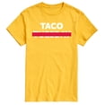 thumbnail image 1 of Instant Message - Taco Tuesday Crossed Out - Men's Short Sleeve Graphic T-Shirt, 1 of 6
