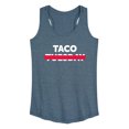 thumbnail image 1 of Instant Message - Taco Tuesday Crossed Out - Women's Racerback Tank Top, 1 of 6