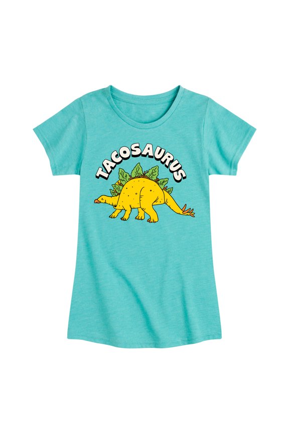 - Tacosaurus - Taco Fan - Toddler & Youth Girls Short Sleeve Graphic T-Shirt