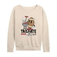 thumbnail image 1 of Instant Message - Tailgate Vibes - Women's Lightweight French Terry Long Sleeve Shirt, 1 of 6