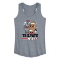 thumbnail image 1 of Instant Message - Tailgate Vibes - Women's Racerback Tank Top, 1 of 6