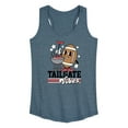 thumbnail image 1 of Instant Message - Tailgate Vibes - Women's Racerback Tank Top, 1 of 6