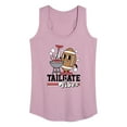 thumbnail image 1 of Instant Message - Tailgate Vibes - Women's Racerback Tank Top, 1 of 6