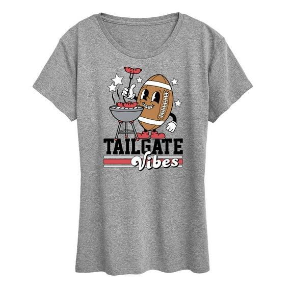 Instant Message - Tailgate Vibes - Women's Short Sleeve Graphic T-Shirt