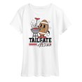 thumbnail image 1 of Instant Message - Tailgate Vibes - Women's Short Sleeve Graphic T-Shirt, 1 of 6
