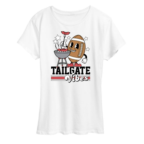 Instant Message - Tailgate Vibes - Women's Short Sleeve Graphic T-Shirt