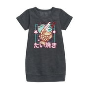 Instant Message - Taiyaki Frog - Toddler & Youth Girls Fleece Dress