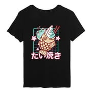 Instant Message - Taiyaki Frog - Women's Fitted Graphic T-Shirt