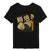 Instant Message - Taiyaki - Women's Fitted Graphic T-Shirt