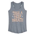 thumbnail image 1 of Instant Message - Take A Deep Breath - Women's Racerback Tank Top, 1 of 6