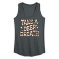 thumbnail image 1 of Instant Message - Take A Deep Breath - Women's Racerback Tank Top, 1 of 6