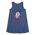 thumbnail image 1 of Instant Message - Take Me To The Ballgame - Girls Aline Dress, 1 of 6